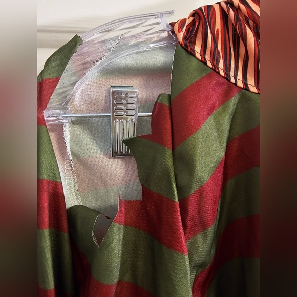 Leg Avenue Dream Killer Size Medium Multicolor Stripes - Picture 9 of 14